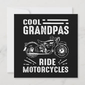 Invitation Grand Père Biker (Dos)