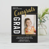 Invitation Grand public 2025 Photo Gold Black (Debout devant)