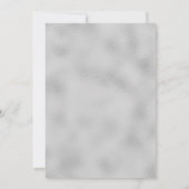Invitation Grand salon de beauté gris argent (Dos)