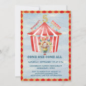 Invitation Grand Top Carnaval de cirque Cinquième anniversair (Dos)