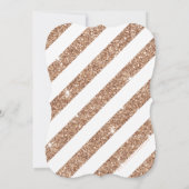 Invitation GRANDE ÂGE NUMÉRO Kraft cool 21 rose parties scint (Dos)