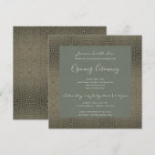 INVITATION GRANDE CÉRÉMONIE D'OUVERTURE DE LA MOSAÏQUE EN CUI (Devant / Derrière)