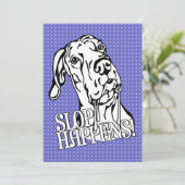 Invitation Grande Dane Slop se produit BW UC (Debout devant)