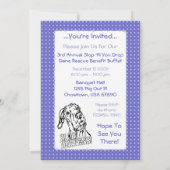 Invitation Grande Dane Slop se produit BW UC (Dos)