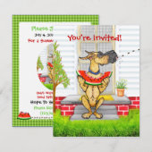 Invitation Grande Dane SPIT Faite (Devant / Derrière)