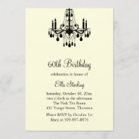 Invitation grande d'anniversaire de salle de bal