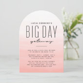 Invitation Grande journée escapade destination bachelorette f (Debout devant)