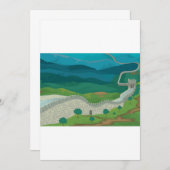 Invitation Grande Muraille De Chine (Devant / Derrière)