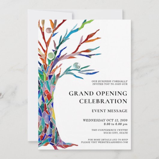 Invitation Grande ouverture (Devant)