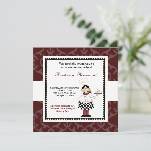 Invitation Grande ouverture (Debout devant)