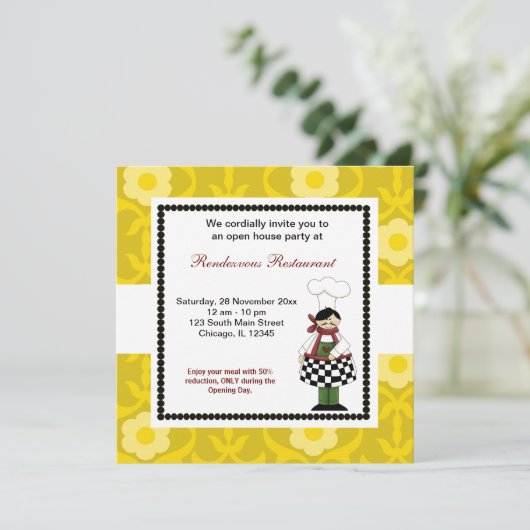 Invitation Grande ouverture (Debout devant)