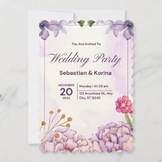 Invitation Grande ouverture de la boutique de mode MK