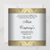 Invitation Grande ouverture des affaires commerciales White (Dos)