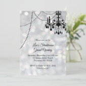 Invitation Grande ouverture du restaurant Silver avec lustre (Debout devant)