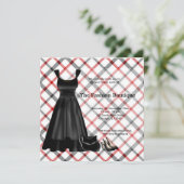 Invitation Grande ouverture Fashion business (Noir) (Debout devant)