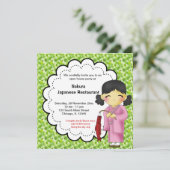 Invitation Grande ouverture japonaise (Debout devant)