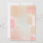 Invitation Grande réouverture du rose Abstrait (Dos)