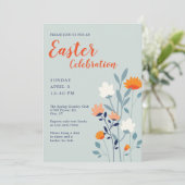 Invitation Grandes et audacieuses Pâques modernes (Debout devant)