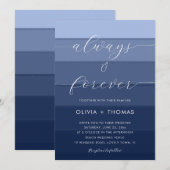 Invitation Grandes Nautiques Modernes Toujours Pour Mariage (Devant / Derrière)