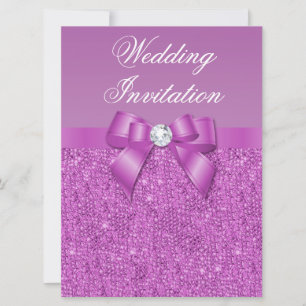 Invitation Grandes séquences d'orchidées radiantes Mariage Bo