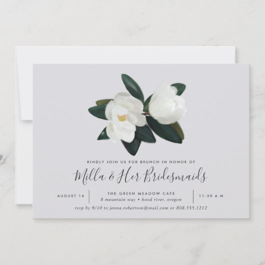 Invitation Grandiflora | Magnolia Sud Bridesmaids Brunch (Devant)