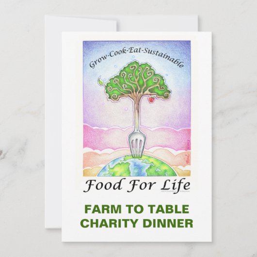 INVITATION - GRANDIR, CUISINER, MANGER DURABLE (Devant)