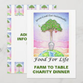 INVITATION - GRANDIR, CUISINER, MANGER DURABLE (Devant / Derrière)