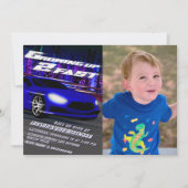 Invitation Grandir Deux fois Vite - Course (Devant)