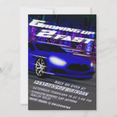 Invitation Grandir Deux fois Vite - Course (Devant)