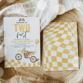 Invitation Grandir Deux Vélo Jaune Rapide Jaune Dirt Boy Anni