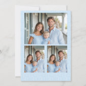 Invitation Grandmillenia Light Blue & Red Christmas Card (Dos)