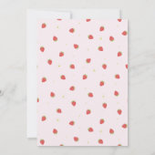 Invitation Grandmillenium Fête des mariées fraise (Dos)