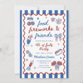 Invitation Grandmillennial 4 juillet BBQ (Devant)