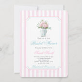 Invitation Grandmillennial Blue Ginger Jar Fête des mariées (Devant)