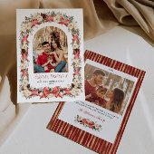 Invitation Grandmillennial Christmas Photo Card