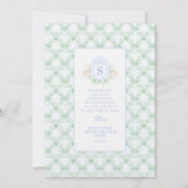 Invitation Grandmillennial Christmas Trellis Photo (Dos)