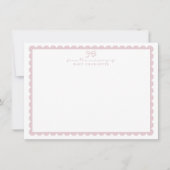 Invitation Grandmillennial Floral Nursery Stationery card (Devant)