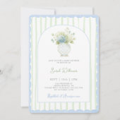 Invitation Grandmillennial Ginger Jar baby shower (Devant)