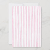 Invitation Grandmillennial Pink Ginger Jar Fête des mariées (Dos)