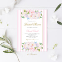 Grandmillennial Rose Rayé Baby Shower