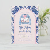 Invitation Grandmillennial Ugly Christmas Sweat Party (Debout devant)