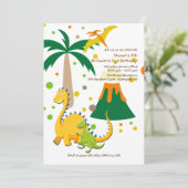 Invitation Grands et Petits Dinosaures (Debout devant)
