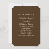 Invitation grange rustique texas étoile western nuptiale douc (Dos)