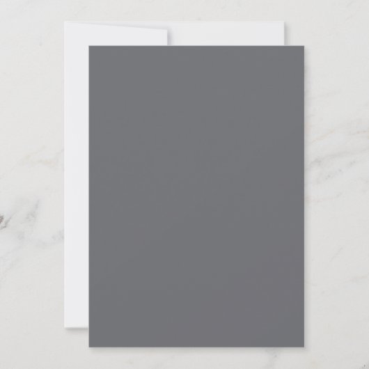Invitation Granite Gris Moderne Minimal Simple Mariage Invita (Devant)