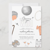 Invitation Grannies Gone Wild Enterrement de Vie de Célibatai (Devant)