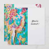 Invitation GRAPE FAIRY TALE1 glace métallique (Devant / Derrière)