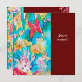 Invitation GRAPE FAIRY TALE Imaginaire coloré (Devant / Derrière)