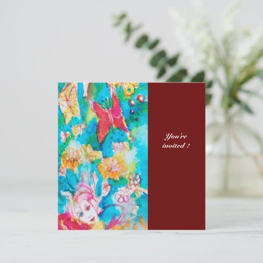 Invitation GRAPE FAIRY TALE Imaginaire coloré (Debout devant)