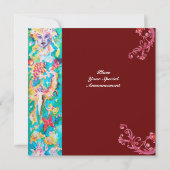 Invitation GRAPE FAIRY TALE Imaginaire coloré (Dos)