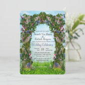 Invitation Grapevines, chèvres et colibris (Debout devant)